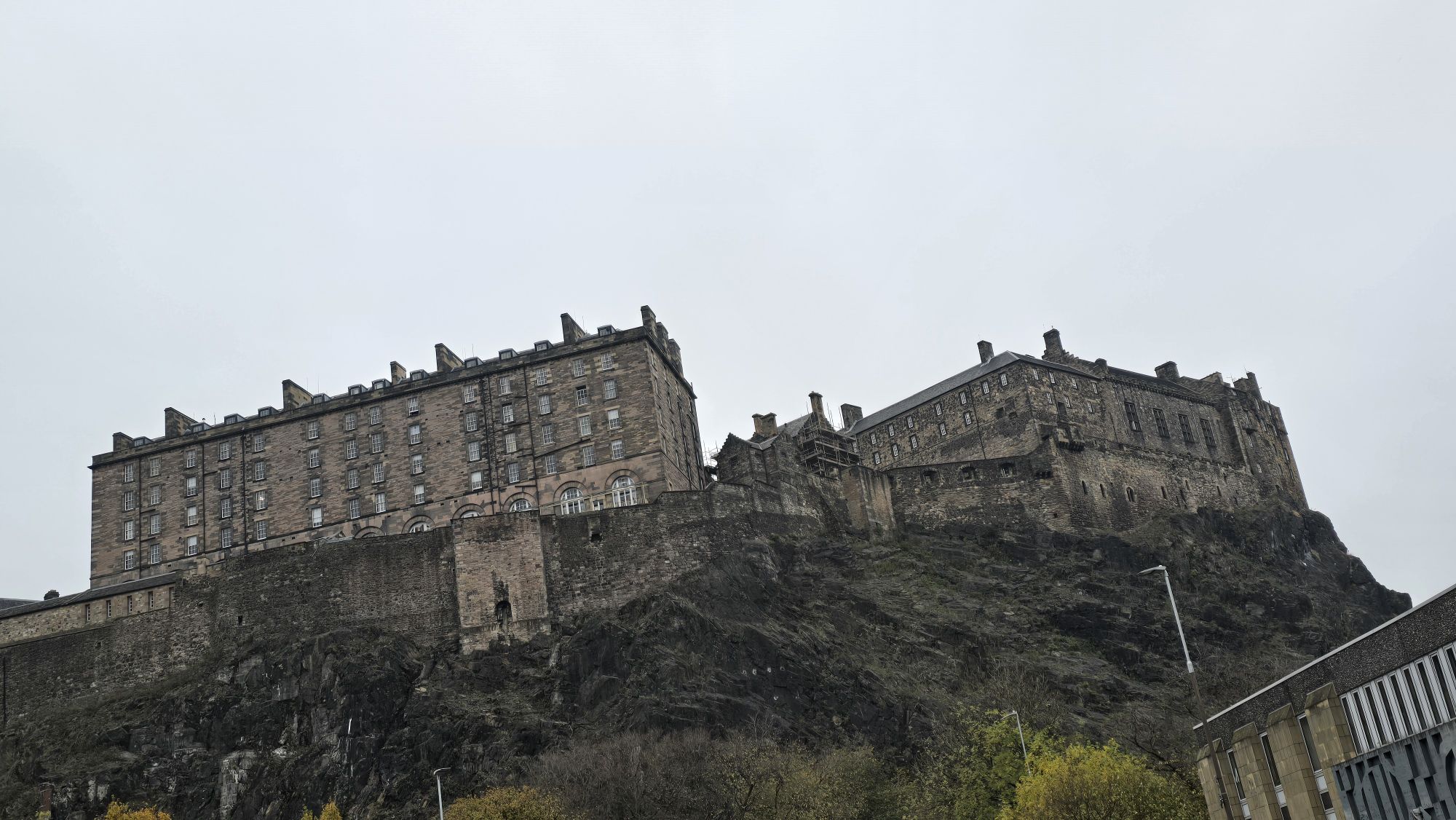 The castle from below