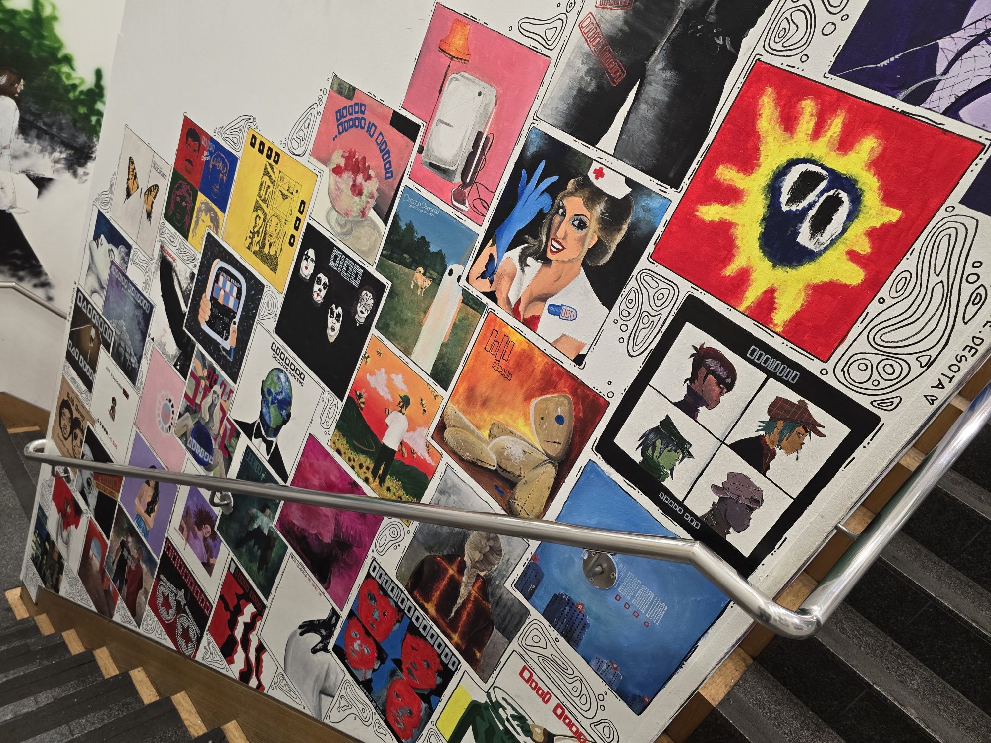Paintings of album covers